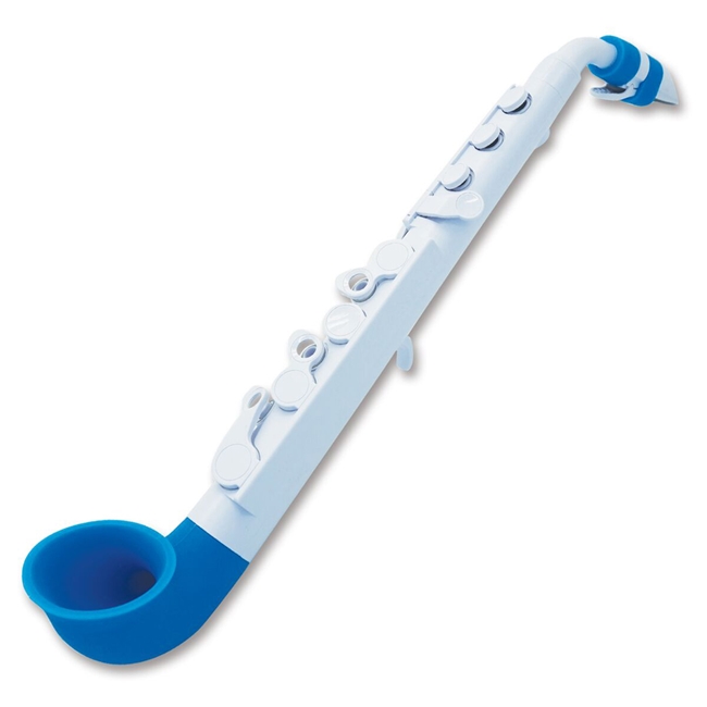 Nuvo jSax - White with Blue Trim